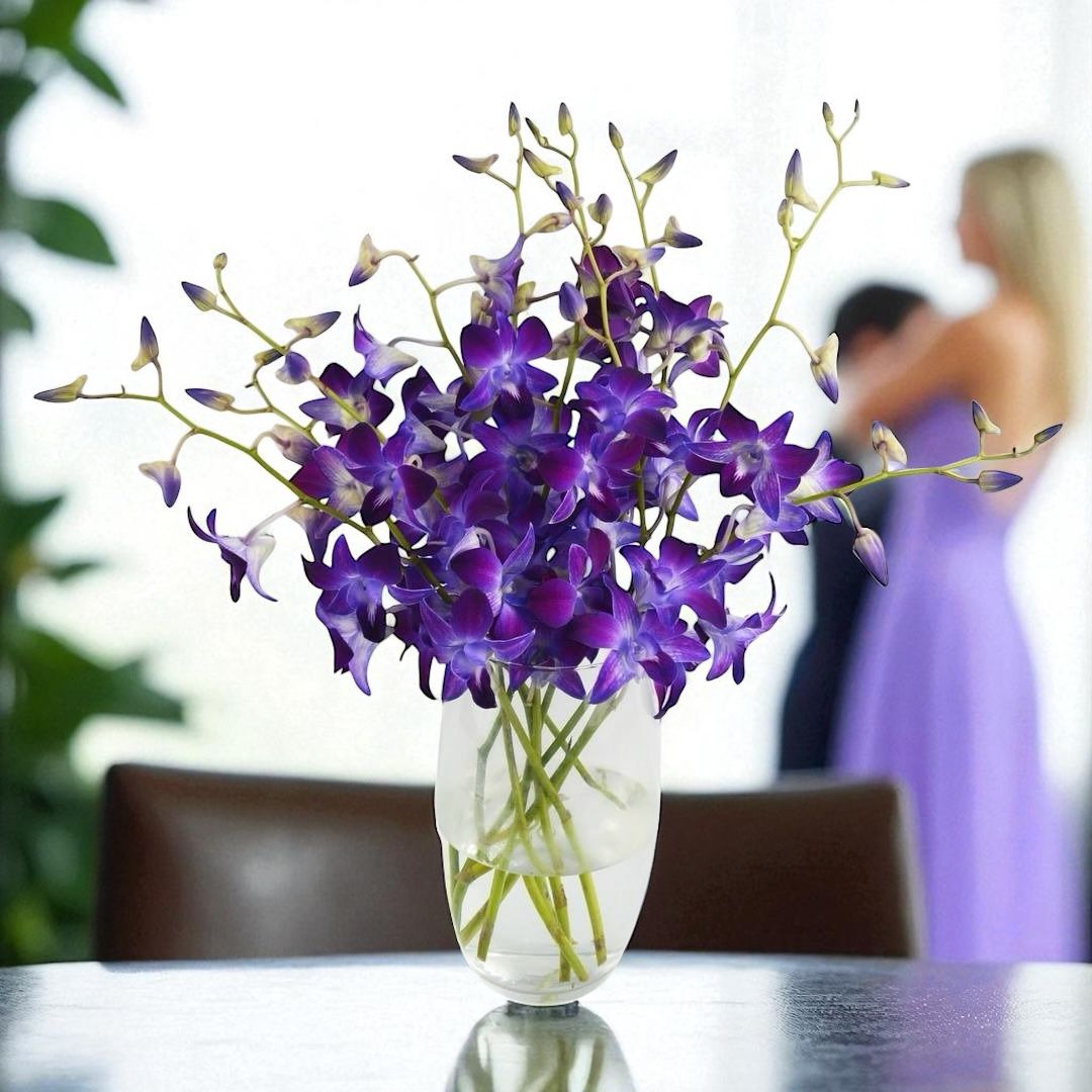 PREBOOK - 10 Stems LAVENDER Fresh Cut Dendrobium Orchid Bouquet