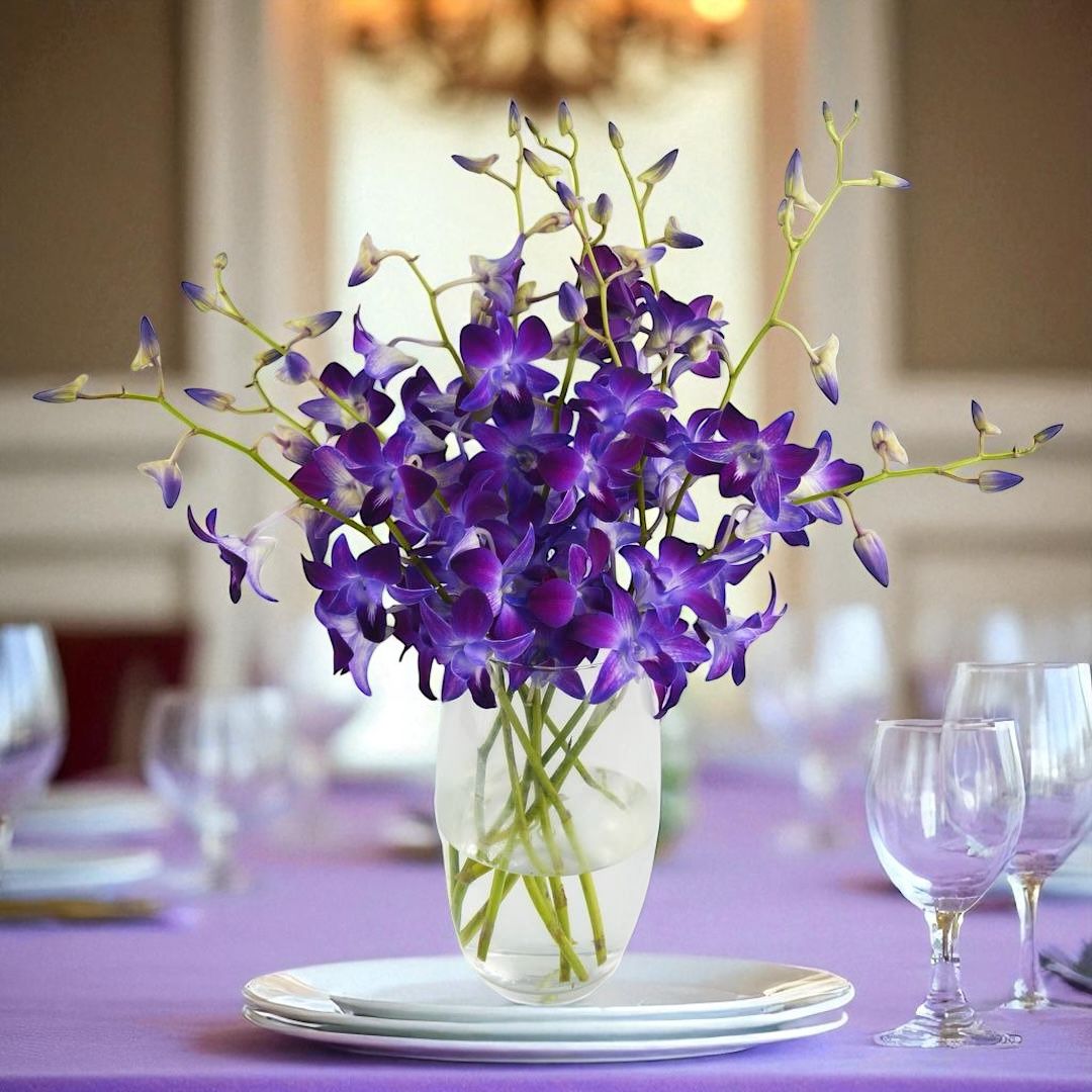 PREBOOK - 10 Stems LAVENDER Fresh Cut Dendrobium Orchid Bouquet