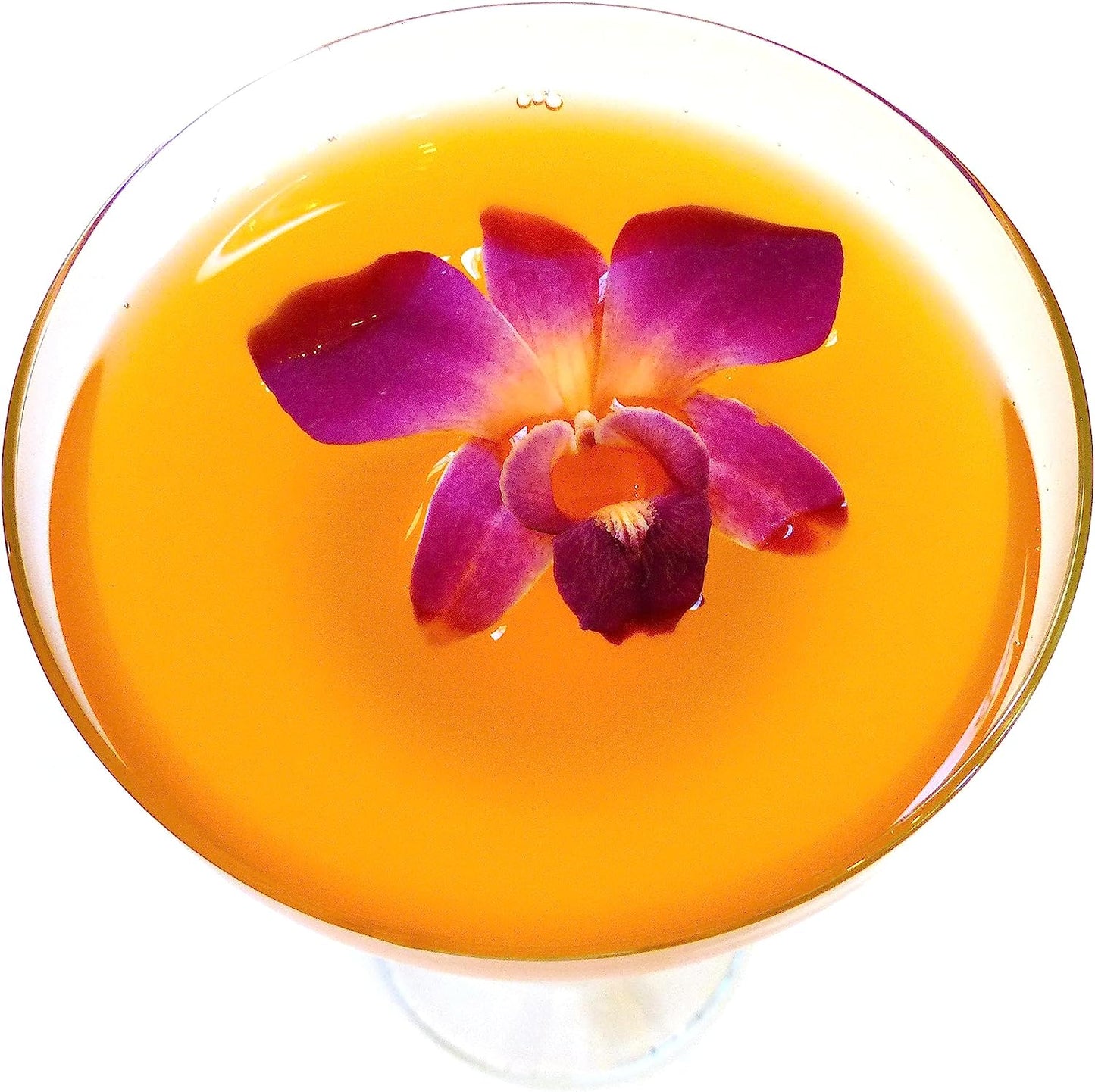 100 Orange Fresh Cut Dendrobium Orchid Loose Bloom