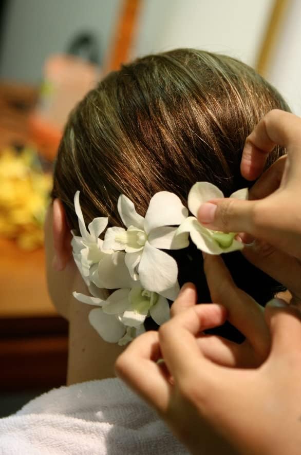 Prebook 100 (50PURPLE 50WHITE )COMBO Fresh Cut Dendrobium Orchid Loose Bloom