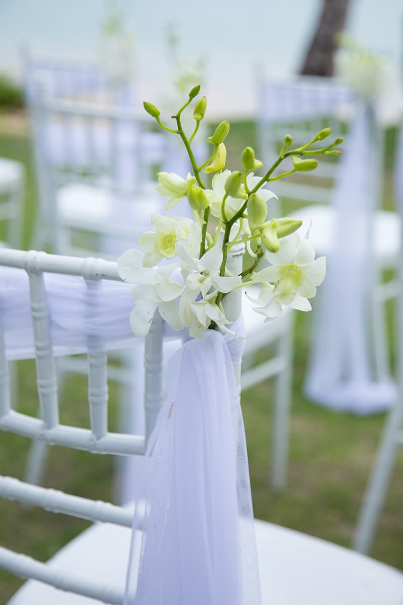 PREBOOK - 10 Stems WHITE Fresh Cut Dendrobium Orchid Bouquet