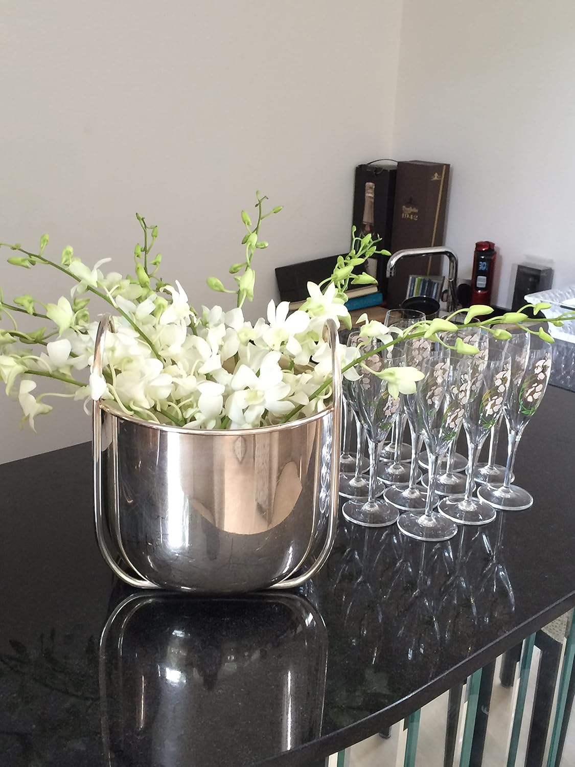 PREBOOK - 10 Stems WHITE Fresh Cut Dendrobium Orchid Bouquet