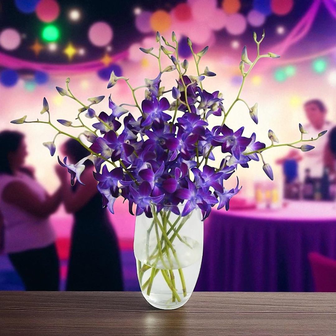 PREBOOK - 10 Stems LAVENDER Fresh Cut Dendrobium Orchid Bouquet