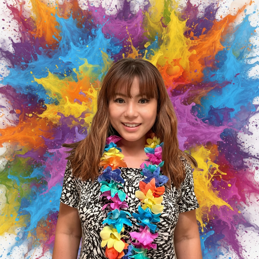 PREBOOK - CANDY Multi-Color S-LEI ( SINGLE LEI ) Dendrobium Orchid Fresh Cut Flowers